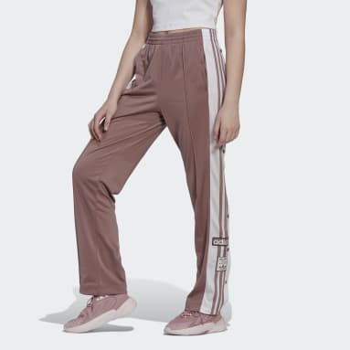 Women Lifestyle Purple 아디브레이크 팬츠