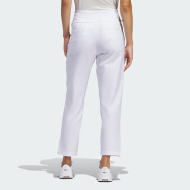 ผู้หญิง กอล์ฟ สีขาว กางเกงขายาวระดับข้อเท้าสีล้วน Ultimate365