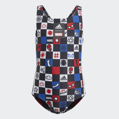 Fato de Banho Spider-Man adidas x Marvel Branco Raparigas Sportswear