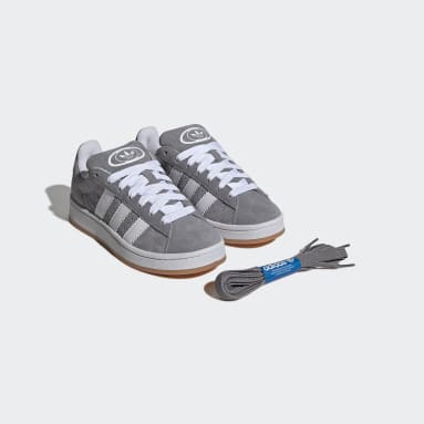 Adidas Kids Campus 00s Grey/White Sneakers - Farfetch