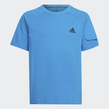 Boys Training Blue Designed for Gameday Tee