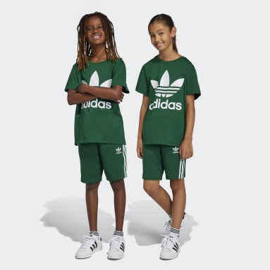 Kids Originals Green Adicolor Shorts