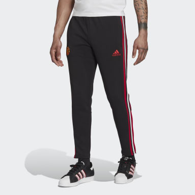 Calças 3-Stripes ADN do Manchester United Preto Homem Futebol