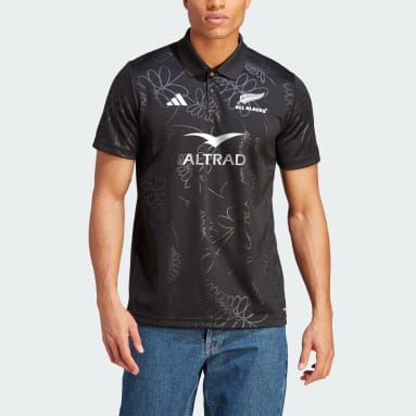 Men Rugby All Blacks Rugby Supporters Polo Shirt