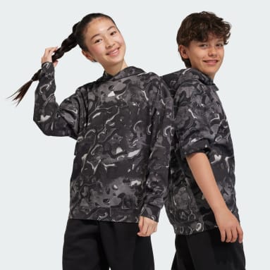 Felpa con cappuccio Future Icons Allover Print Junior