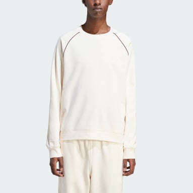 남성 Lifestyle Beige WB CREW SWEATER