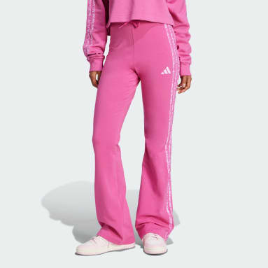 Essentials 3-Stripes Print Cotton Leggings