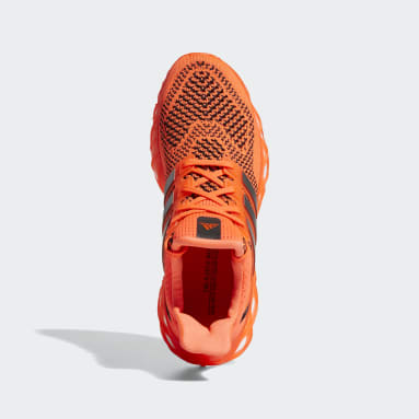 Lifestyle Orange Ultraboost Web DNA Shoes