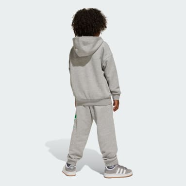 Conjunto de Casaca con Capucha con Logo Grande Kids