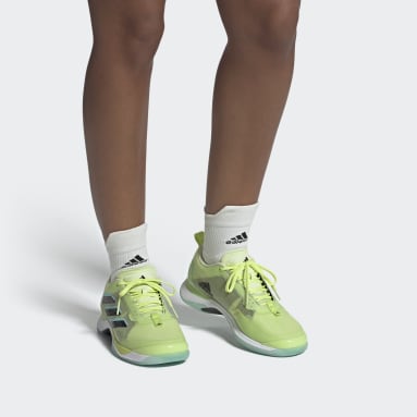 adidas green tennis shoes