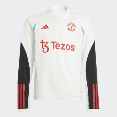 Maglia da allenamento Tiro 23 Junior Manchester United FC Bianco Bambini Calcio