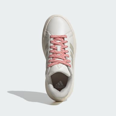 Women Tennis Beige Grand Court Platform Shoes