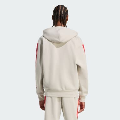 Essentials 3-Stripes Fleece Hoodie