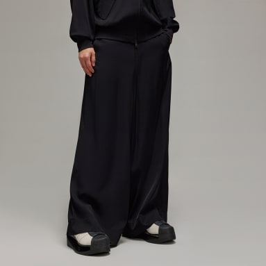 กางเกงขากว้างผ้าเรยอนทวิล Y-3
