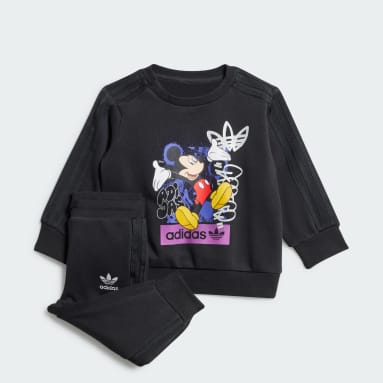 ชุดเสื้อคอกลมและกางเกง adidas x Disney Mickey Mouse สำหรับเด็ก