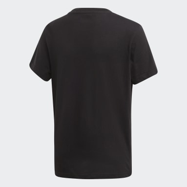 เด็ก Originals สีดำ เสื้อยืด Trefoil