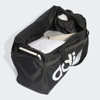 Lifestyle Black Essentials Linear Duffel Bag Medium