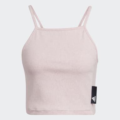 Top Canelado Studio Lounge Rosa Mulher Sportswear