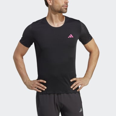 Polera Adizero Negro Hombre Running
