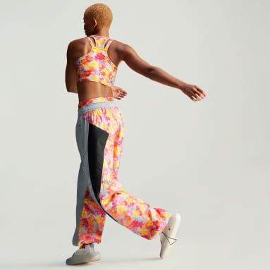 เสื้อครอปพิมพ์ลาย adidas by Stella McCartney TruePurpose Shine