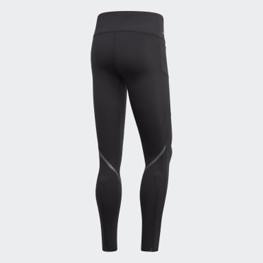 Men Running Black Saturday Long Tights
