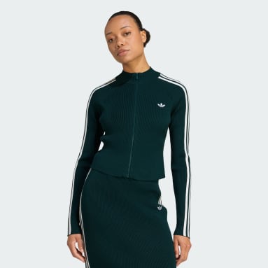 Adicolor 3-Stripes Slim Knit Treningsoverdel