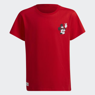 Polera Disney Mickey y Amigos Rojo Niño Originals