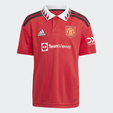 Manchester United 22/23 Home Mini Kit Czerwony
