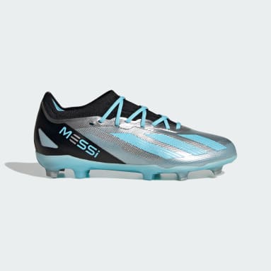 X Crazyfast Messi.1 Firm Ground Fotballsko Sølv