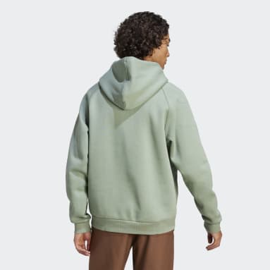 Mænd Sportswear Grøn Lounge Fleece hættetrøje