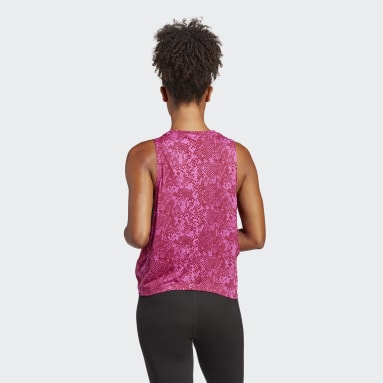 T-shirt à imprimé intégral Train Icons Rose Femmes Entraînement
