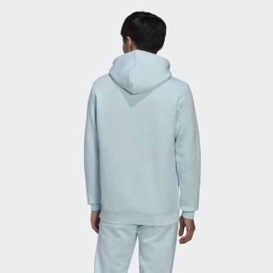 Muži Originals modrá Mikina s kapucňou Adicolor Essentials Trefoil
