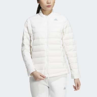Women Golf White 다운 재킷