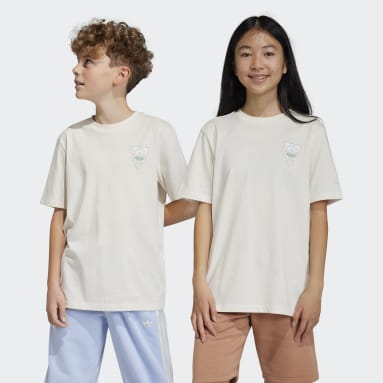 Youth Originals White Graphic Print Boyfriend Tee