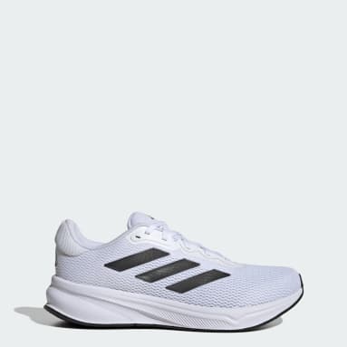 Adidas white running shoes mens sales