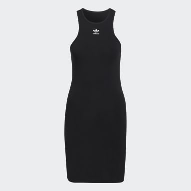 Vestido sin mangas Adicolor Essential Rib Negro Mujer Originals