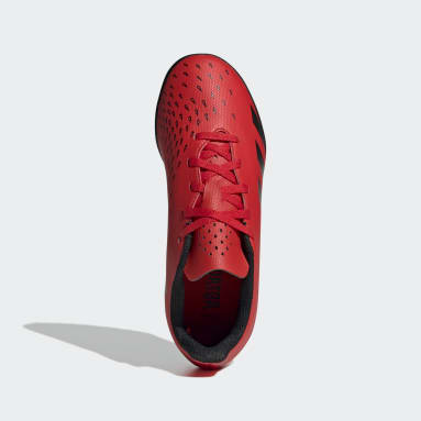 Girls Football Red Predator Freak.4 Turf Boots