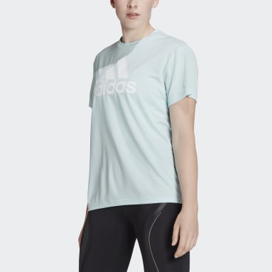 Women Training Blue adidas by Stella McCartney TrueStrength Yoga Crop Top