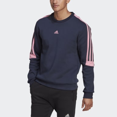 Herr Sportswear Blå Future Icons 3-Stripes Sweatshirt