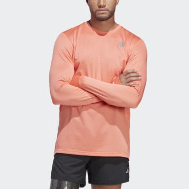 Own the Run Long Sleeve Tee Pomarańczowy