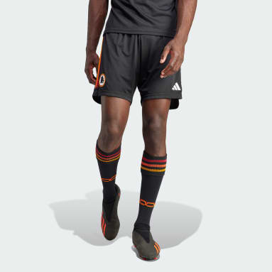 Men Football Black AS Roma 23/24 Third Shorts