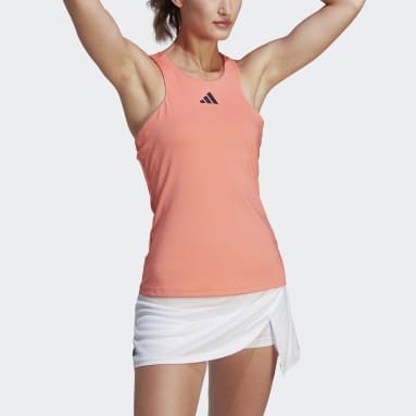 Camiseta de tirantes Tennis Naranja Mujer Tenis