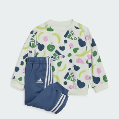 Kids Sportswear Green Essentials Allover Print Jogger Set Kids