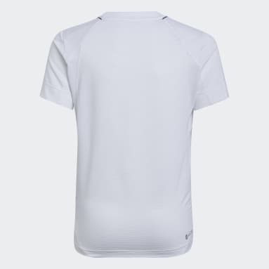 Jungen Tennis Club Tennis T-Shirt Weiß