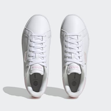 Women Sportswear White Court Silk Shoes