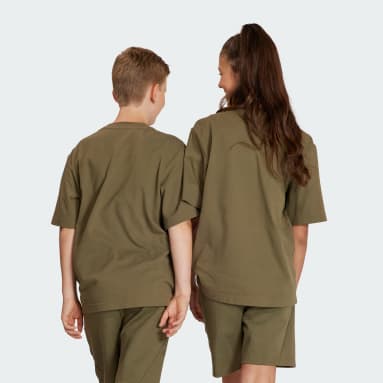 T-shirt Future Icons Logo Piqué vert Adolescents 8-16 Years Sportswear