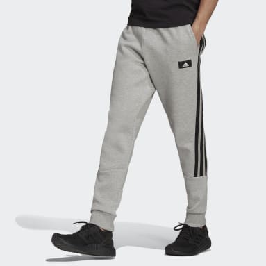 Men Sportswear Grey adidas Sportswear Future Icons 3-Stripes Pants