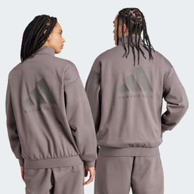 Sweatshirt de Meio-fecho adidas Basketball