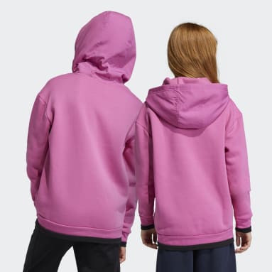 Børn Sportswear Pink All SZN Fleece Full-Zip træningsoverdel