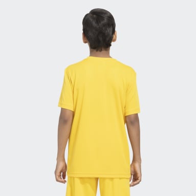Girls Training Gold LOGO MOCK TEE